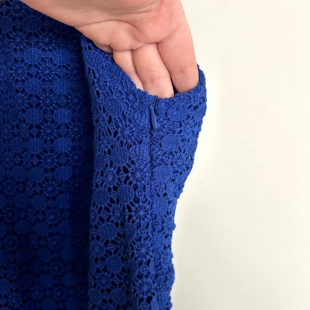 Zara blue crochet